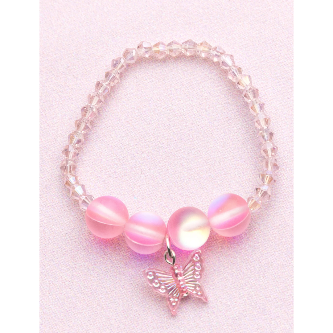 BOUTIQUE HOLO PINK CRYSTAL BRACELET