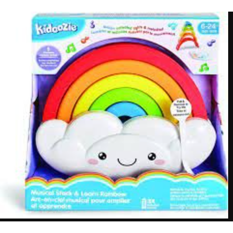 Kidoozie Musical Stack & Learn Rainbow