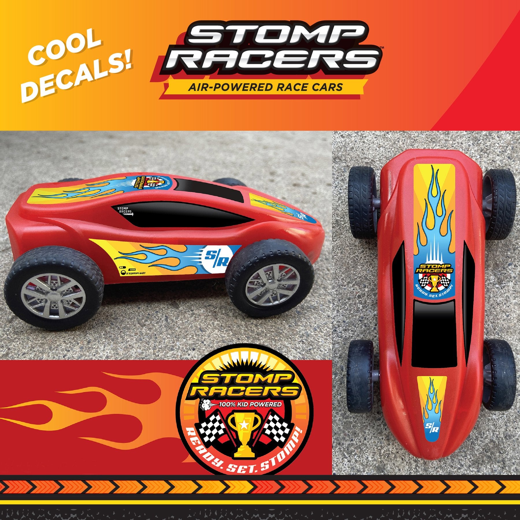 Stomp Rocket® Stomp Racers