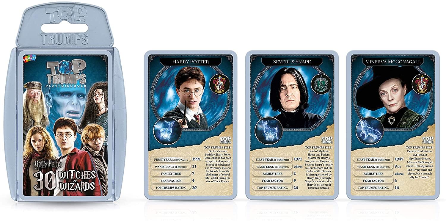 Harry Potter Witches and Wizards Top Trumps Card Game