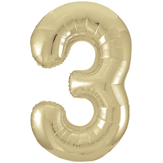 Number Balloons  34"- Gold