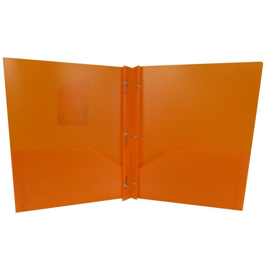 Apex Poly 2 Pocket Folder - 3 Prong - Assorted Colors - One Per Order
