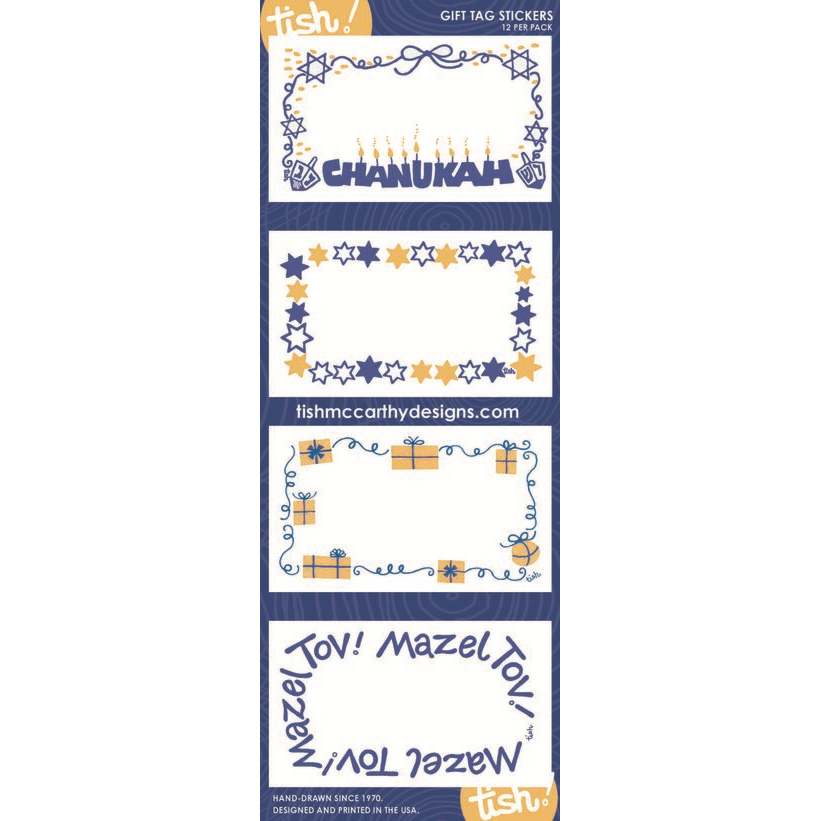 Tish McCarthy Designs Gift Tag Stickers