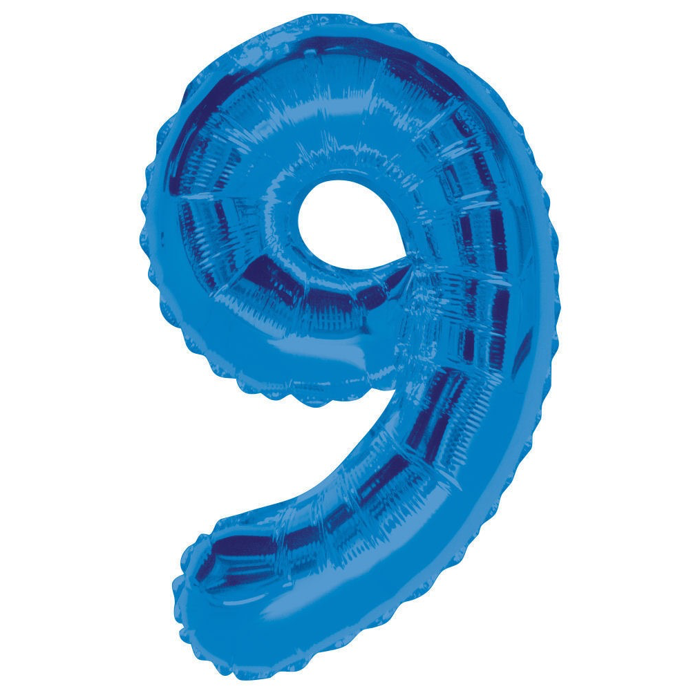 Number Balloons 34"- Blue