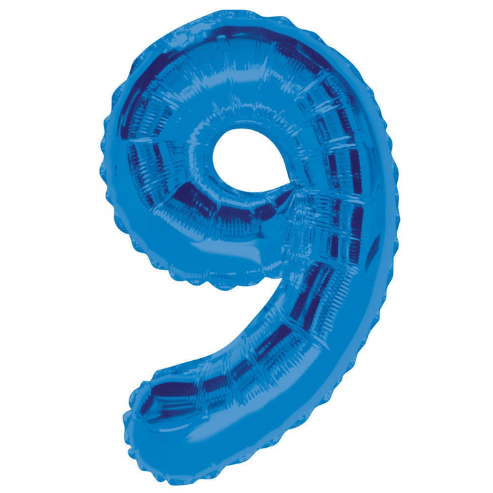 Number Balloons 34"- Blue