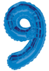 Number Balloons 34"- Blue