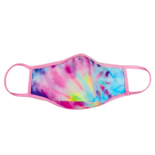 i scream Pastel Tie Dye Face Mask Adult size ( ages 13 and up)