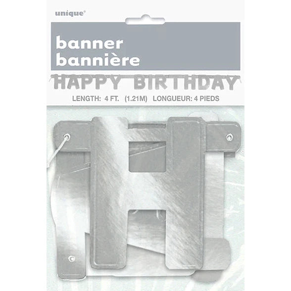 4 Ft Happy Birthday Banner
