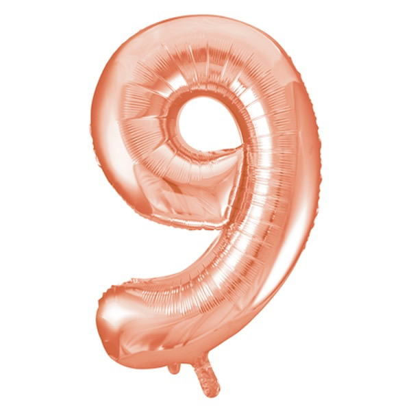 Number Balloons  34"- Rose Gold