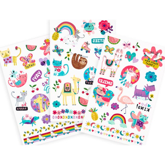 Tattoo Palooza Temporary Glitter Tattoo: Funtastic Friends