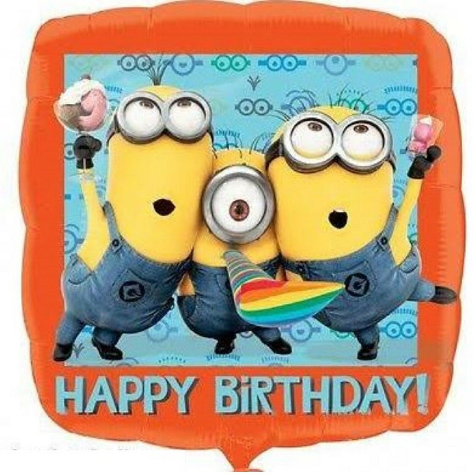 Despicable Me Minions Party "Happy Birthday" Foil Balloon
